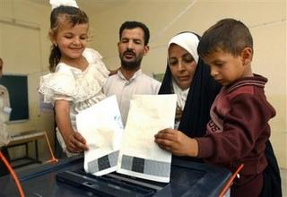 voting is an Iraqi family affair