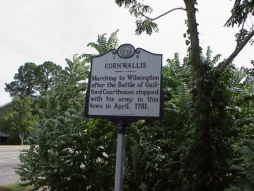 Cornwallis marker
