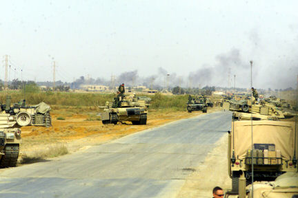 Tanks on the move